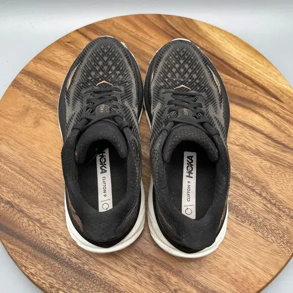 Hoka One One Clifton 9 Shoes Womens Size 8 B Running Walking Comfort Sneakers - Picture 6 of 9